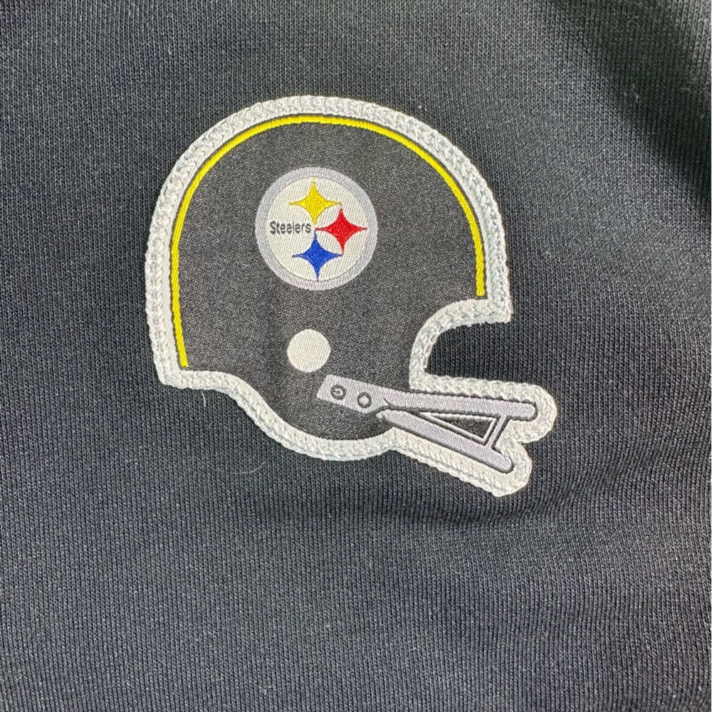 Men’s Nike Pittsburgh Steelers Nike Dri-Fit Raglan Crew Sweatshirt Gold & Black - Picture 8 of 8